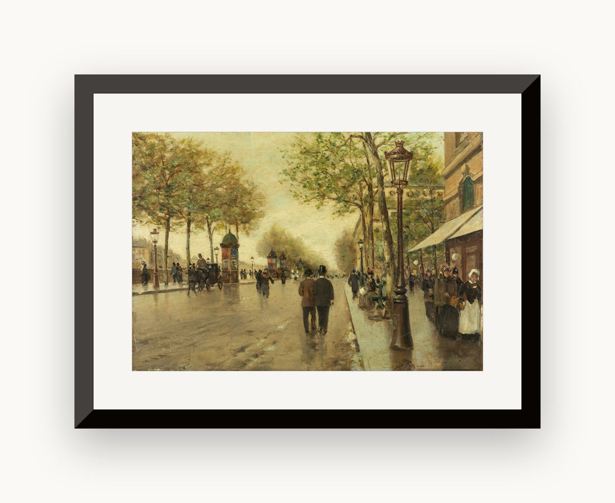 Scenă de stradă pariziană — Eugène Galien-Laloue