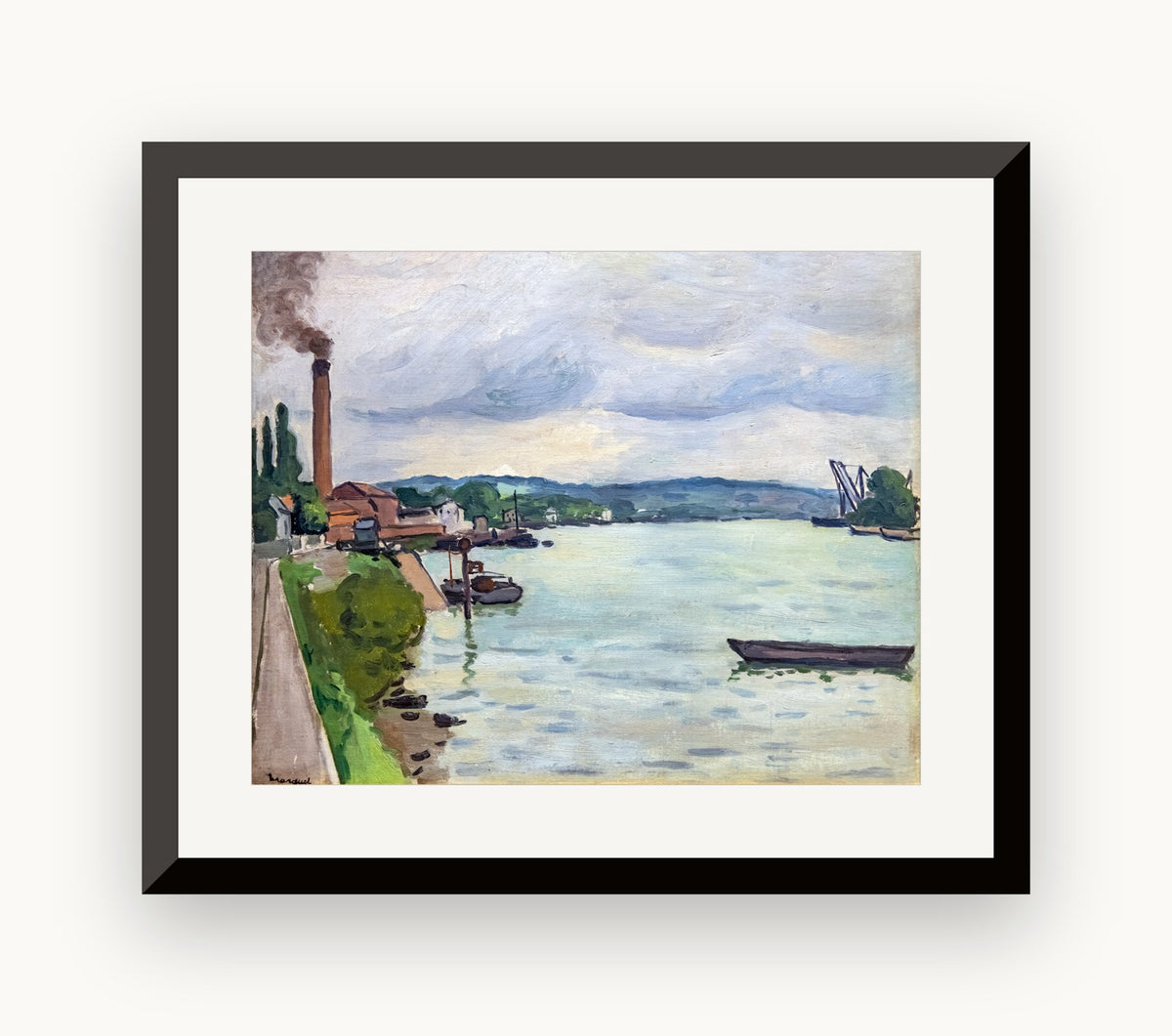 Sena (împrejurimile Rouenului) — Albert Marquet