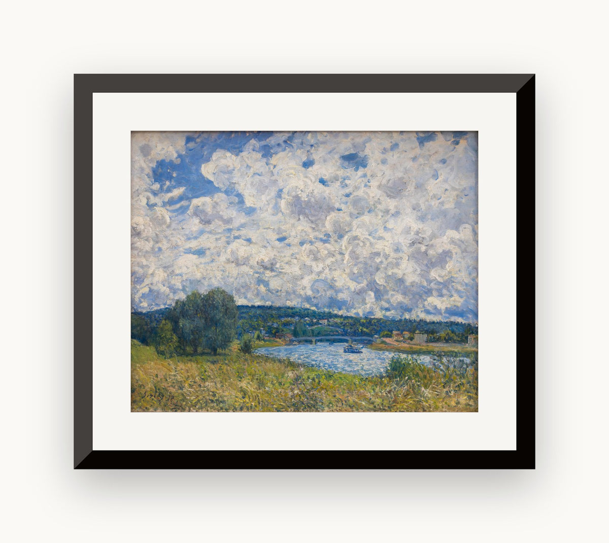 Sena la Suresnes — Alfred Sisley