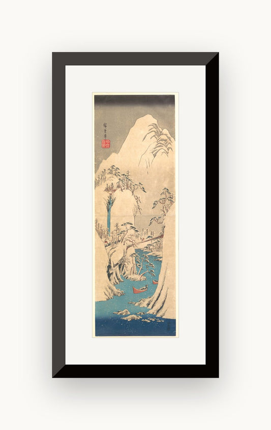 Defileu înzăpezit — Utagawa Hiroshige