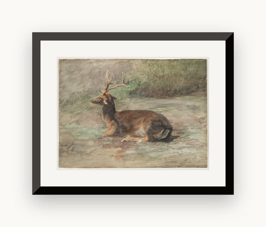Cerb culcat — Rosa Bonheur