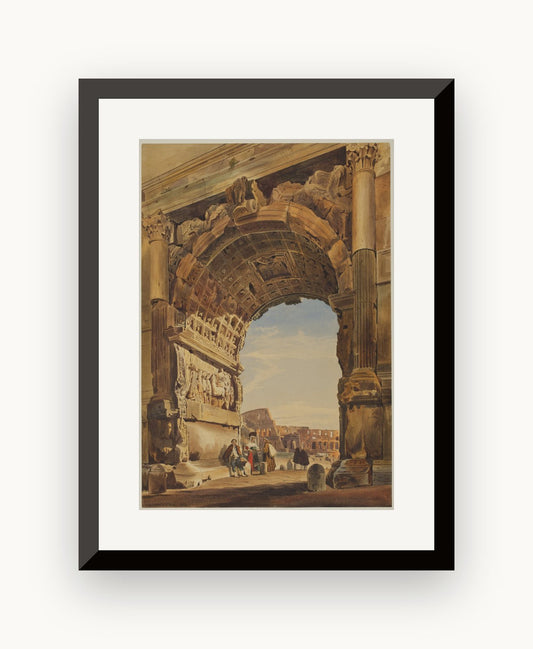 Arcul lui Titus și Colosseumul, Roma — Thomas Hartley Cromek