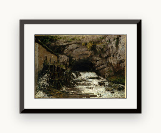 Izvorul râului Loue — Gustave Courbet