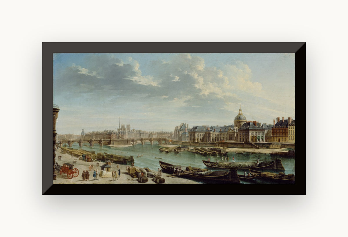 Vedere a Parisului cu Île de la Cité — Nicolas-Jean-Baptiste Raguenet