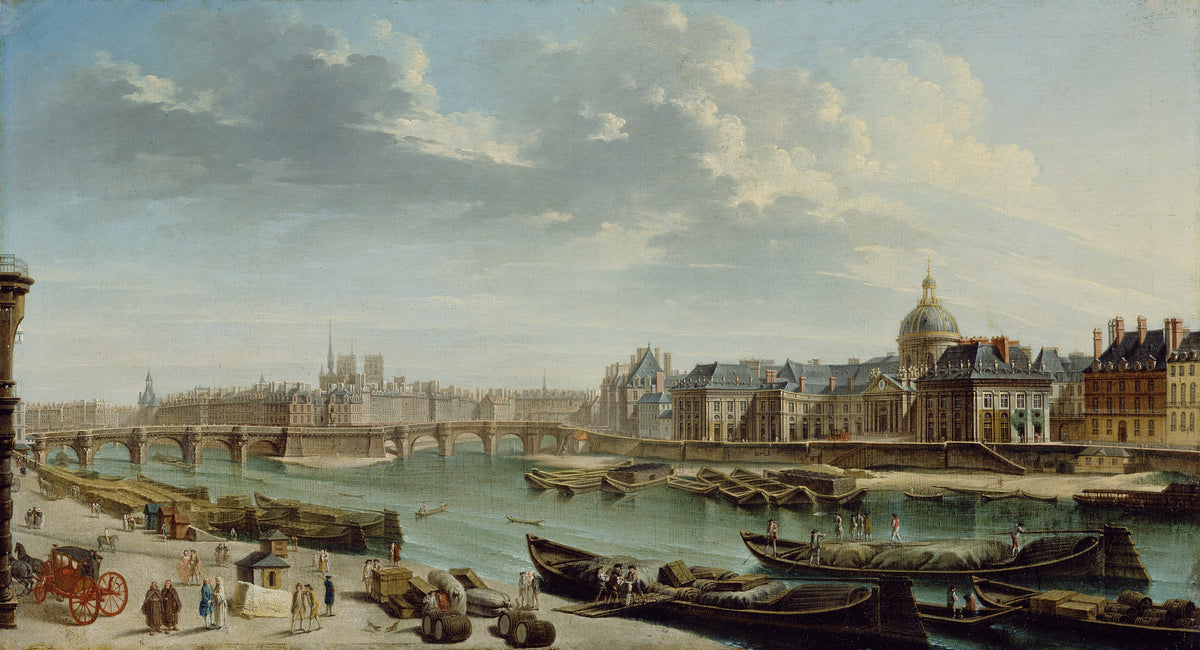 Vedere a Parisului cu Île de la Cité — Nicolas-Jean-Baptiste Raguenet