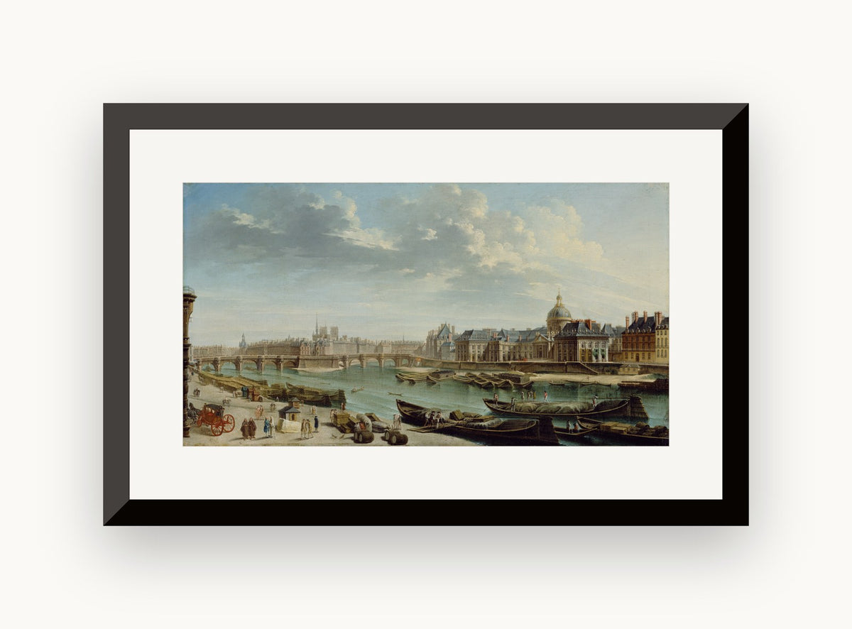 Vedere a Parisului cu Île de la Cité — Nicolas-Jean-Baptiste Raguenet